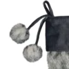 Northlight 20.5-Inch Gray Faux Fur Christmas Stocking With Corduroy Cuff And Pom Poms 2 Northlight 20.5-Inch Gray Faux Fur Christmas Stocking With Corduroy Cuff And Pom Poms -Home decor GUEST df1013be fd74 4504 86f1 2b46a83e09d1