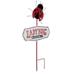 Northlight Ladybug Crossing Metal Outdoor Garden Stake - 23" 9 Northlight Ladybug Crossing Metal Outdoor Garden Stake - 23" -Home decor GUEST e070e311 c76e 47a1 b0f7 8753651909db