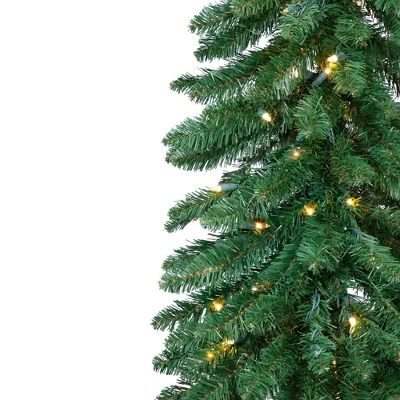 Northlight Pre-Lit Pencil Alpine Artificial Christmas Tree - 5' - Clear Lights 6 Northlight Pre-Lit Pencil Alpine Artificial Christmas Tree - 5' - Clear Lights - Image 4
