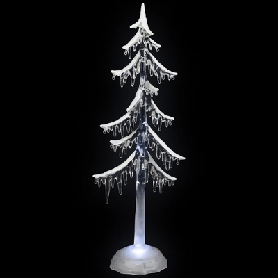 Northlight LED Lighted Acrylic Icicle Tree Christmas Decoration - 14" 4 Northlight LED Lighted Acrylic Icicle Tree Christmas Decoration - 14" - Image 2