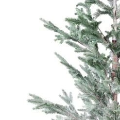 Northlight Frosted Slim Pine Artificial Christmas Tree In Burlap Base - 5' - Unlit -Home decor GUEST e891fd10 0fcb 427b 8934 2a25cc830266