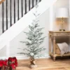 Northlight Frosted Slim Pine Artificial Christmas Tree In Burlap Base - 5' - Unlit 1 Northlight Frosted Slim Pine Artificial Christmas Tree In Burlap Base - 5' - Unlit -Home decor GUEST e9183639 2ebc 4a0c 858e 8644075c99f5