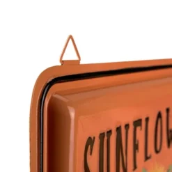 Northlight 15" Fall Harvest Orange "Sunflowers" Wall Sign -Home decor GUEST e94cf002 bd76 46d5 a706 d61b3c134b03