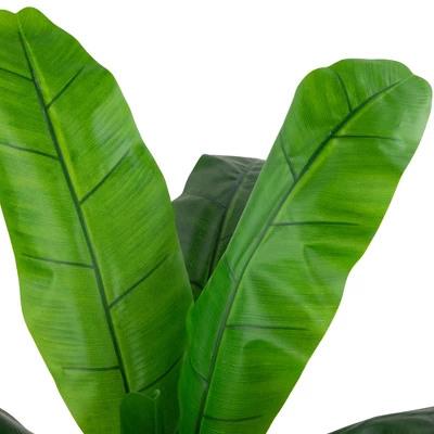 Northlight 4' Artificial Tropical Banana Tree In A Clay Pot 7 Northlight 4' Artificial Tropical Banana Tree In A Clay Pot - Image 5