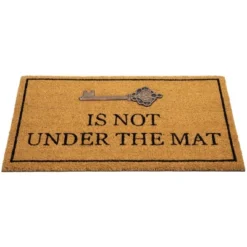 Northlight Key Is Not Under The Mat Coir Outdoor Doormat 18" X 30" 9 Northlight Key Is Not Under The Mat Coir Outdoor Doormat 18" X 30" -Home decor GUEST e9a87d04 95a3 46c9 b9cc 1c7b5722c065