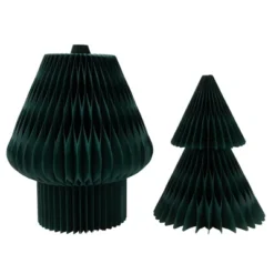 Northlight Tall Accordion Honeycomb Foldable Paper Christmas Tree - 4' - Dark Green -Home decor GUEST e9eaea76 3059 4626 ad35 197576c3d244