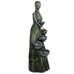Northlight 39" Lighted Modern Faceless Woman Tiered Outdoor Garden Water Fountain 10 Northlight 39" Lighted Modern Faceless Woman Tiered Outdoor Garden Water Fountain -Home decor GUEST ea2253e4 3804 41e3 a986 62e5e7973875