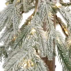 Northlight Pre-Lit Flocked Battery Operated Alpine Artificial Christmas Tree - 3' - Clear LED Lights 15 Northlight Pre-Lit Flocked Battery Operated Alpine Artificial Christmas Tree - 3' - Clear LED Lights -Home decor GUEST ea6f58e6 f744 4fa4 8f06 50fbff8c5e82