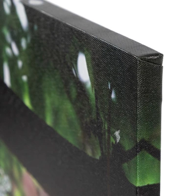 Northlight LED Lighted Flickering Garden Party Hanging Glass Candles Canvas Wall Art 15.75" X 12" 4 Northlight LED Lighted Flickering Garden Party Hanging Glass Candles Canvas Wall Art 15.75" X 12" - Image 2