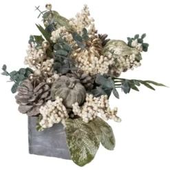 Northlight 10.25" Neutral Colored Pumpkin And Leaves Fall Harvest Floral Arrangement 8 Northlight 10.25" Neutral Colored Pumpkin And Leaves Fall Harvest Floral Arrangement -Home decor GUEST eafe8c51 42bc 476b 8ed4 fc8a3ad95085