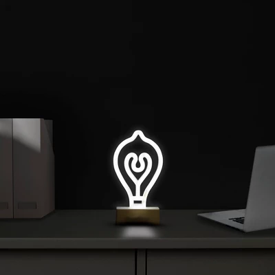 Northlight LED Bulb Neon Table Light - 8.5" 4 Northlight LED Bulb Neon Table Light - 8.5" - Image 2