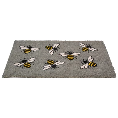Northlight Natural Coir Outdoor Rectangular Bumble Bee Doormat 18" X 30" 4 Northlight Natural Coir Outdoor Rectangular Bumble Bee Doormat 18" X 30" - Image 2