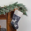 Northlight 20" Burlap Christmas Stocking With Gray Felt Animal Stencil Design And Burlap Cuff 1 Northlight 20" Burlap Christmas Stocking With Gray Felt Animal Stencil Design And Burlap Cuff -Home decor GUEST ece1a601 633f 4060 9a51 c85716f592c1