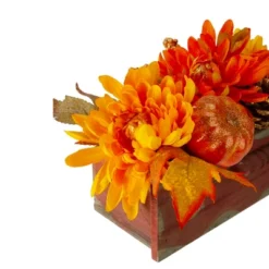 Northlight 14" Autumn Harvest Maple Leaf And Berry Arrangement In Rustic Wooden Box Centerpiece -Home decor GUEST ee4c7301 049c 49f4 8e72 50568f13a603