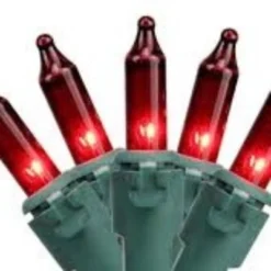 Northlight Mini Incandescent Christmas Lights - Red - 20.25' Green Wire - 100ct 5 Northlight Mini Incandescent Christmas Lights - Red - 20.25' Green Wire - 100ct -Home decor GUEST ef78f9fb c0af 431a a4e7 b8e51197e025