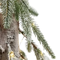 Northlight Pre-Lit Flocked Battery Operated Alpine Artificial Christmas Tree - 3' - Clear LED Lights 16 Northlight Pre-Lit Flocked Battery Operated Alpine Artificial Christmas Tree - 3' - Clear LED Lights -Home decor GUEST efbd78be f219 4a10 9d8d 2259c094b0d2