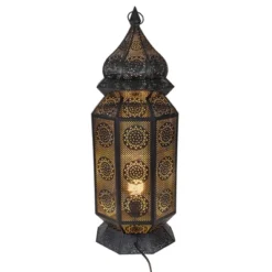 Northlight 29.5" Black And Gold Moroccan Style Lantern Floor Lamp 7 Northlight 29.5" Black And Gold Moroccan Style Lantern Floor Lamp -Home decor GUEST eff443eb 52a0 46f5 8e0d 0dcf4ac5cd6d