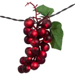Northlight 5-Count Red And Green Grape Cluster String Light Set, 8ft Brown Wire 17 Northlight 5-Count Red And Green Grape Cluster String Light Set, 8ft Brown Wire -Home decor GUEST f0ff48f5 6bbb 42fe 8637 68d32e3a304c