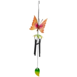 Northlight 19" Orange Metal Butterfly Outdoor Garden Windchime 9 Northlight 19" Orange Metal Butterfly Outdoor Garden Windchime -Home decor GUEST f2413eb0 0be9 48eb a522 f8bc7b8eec91