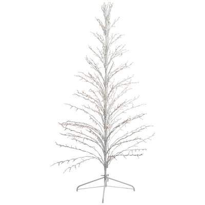 Northlight 6' Prelit Artificial Christmas Tree White Lighted Cascade Twig Outdoor Decoration - Clear Lights 5 Northlight 6' Prelit Artificial Christmas Tree White Lighted Cascade Twig Outdoor Decoration - Clear Lights - Image 3