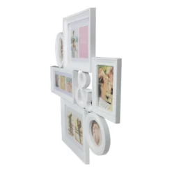 Northlight 27.75" White Multi-Size Collage Photo Picture Frame Wall Decoration