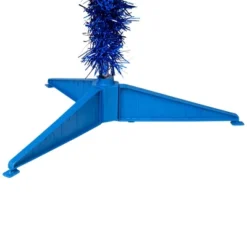 Northlight Pre-Lit Artificial Tinsel Christmas Tree - 3' - Blue - Clear Lights -Home decor GUEST f4b42fc4 796f 4ad1 a1ef d4e99aa6b4d6