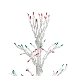 Northlight 6' Prelit Artificial Christmas Tree White Lighted Cascade Twig Outdoor Decoration - Multi-Color Lights 17 Northlight 6' Prelit Artificial Christmas Tree White Lighted Cascade Twig Outdoor Decoration - Multi-Color Lights -Home decor GUEST f5e3ce39 43c9 4da2 bd1a 6173b512fdfc