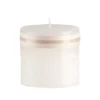 Northlight 3.25" White Traditional Cylindrical Outdoor Pillar Candle -Home decor GUEST f7514b88 3d3b 43be a347 ce4dbe1076b5