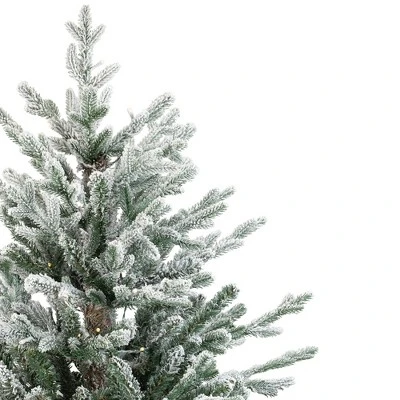 Northlight Real Touch™ Pre-Lit B/O Tamarack Pine Artificial Christmas Tree With Burlap - 3' Warm White LED 5 Northlight Real Touch™ Pre-Lit B/O Tamarack Pine Artificial Christmas Tree With Burlap - 3' Warm White LED - Image 3