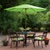 Northlight 9ft Outdoor Patio Market Umbrella With Hand Crank And Tilt, Lime Green -Home decor GUEST fa0c4c7c 2d13 4d25 b526 5a99bfd52654