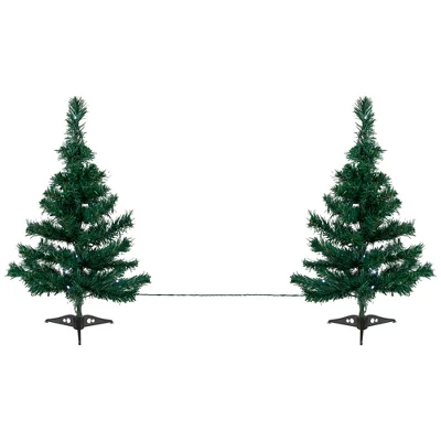 Northlight LED Lighted Christmas Tree Outdoor Pathway Markers - 24" - Set Of 3 5 Northlight LED Lighted Christmas Tree Outdoor Pathway Markers - 24" - Set Of 3 - Image 3