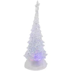 Northlight LED Lighted Acrylic Christmas Tree Decoration - 10.5" - Multi-Color Lights -Home decor GUEST fd2d4622 7223 406e bd84 dfca792eb7f3