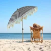 Northlight Striped Outdoor Macrame Boho Beach Market Umbrella With Tilt- 6.5' - Black And White 2 Northlight Striped Outdoor Macrame Boho Beach Market Umbrella With Tilt- 6.5' - Black And White -Home decor GUEST fd56fecd 9fae 4fb1 8946 023754a290d5