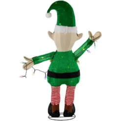 Northlight 34.25" LED Lighted Elf Holding Christmas Lights Outdoor Yard Decoration 15 Northlight 34.25" LED Lighted Elf Holding Christmas Lights Outdoor Yard Decoration -Home decor GUEST fe0c849f 5be2 43af ba61 6521d740f6f8