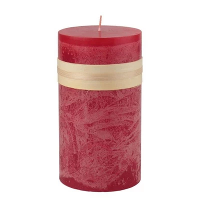Northlight 6" Cranberry Red Traditional Cylindrical Pillar Candle 3 Northlight 6" Cranberry Red Traditional Cylindrical Pillar Candle